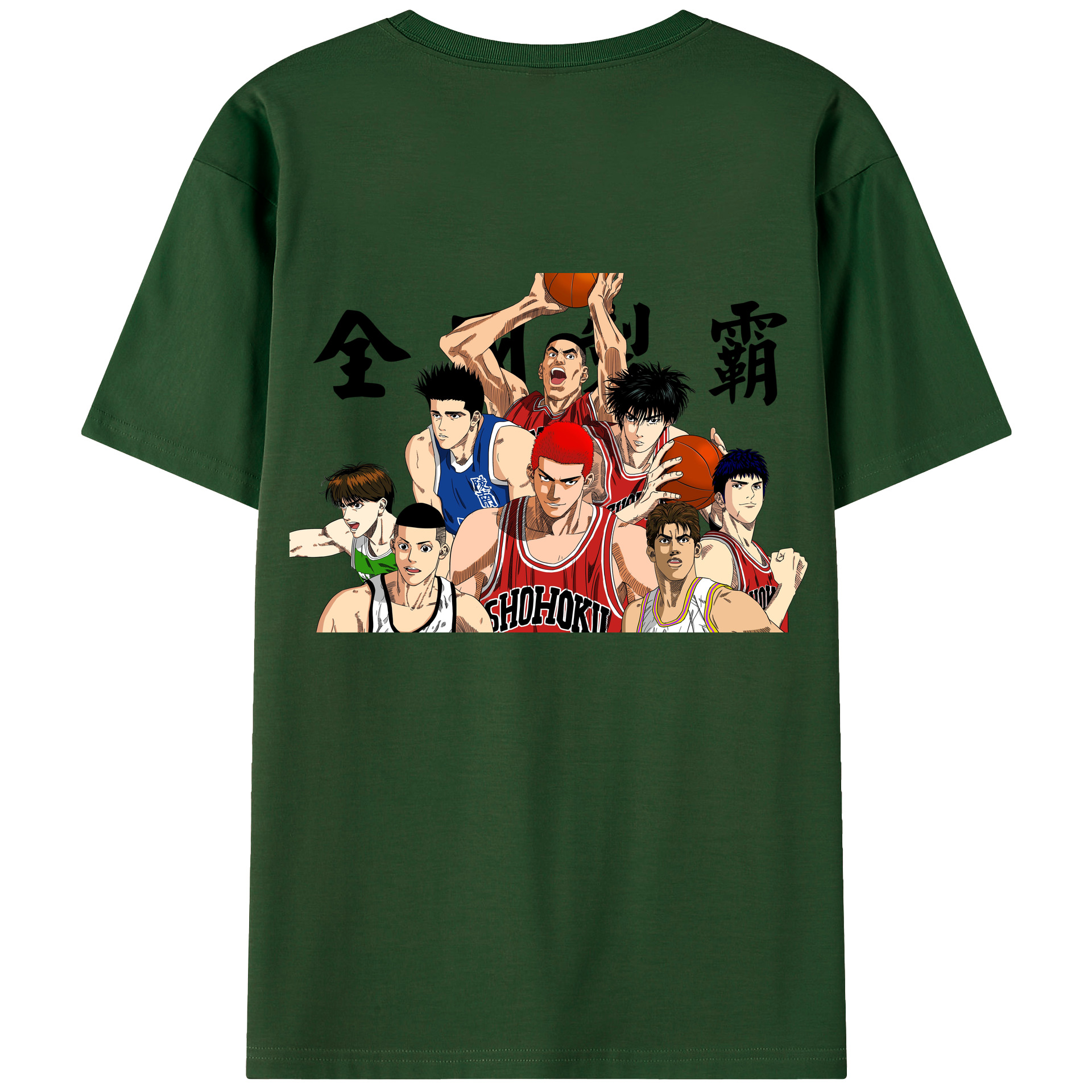 SLAM DUNK／スラムダンク 綿100％半袖Tシャツ（背面プリント）